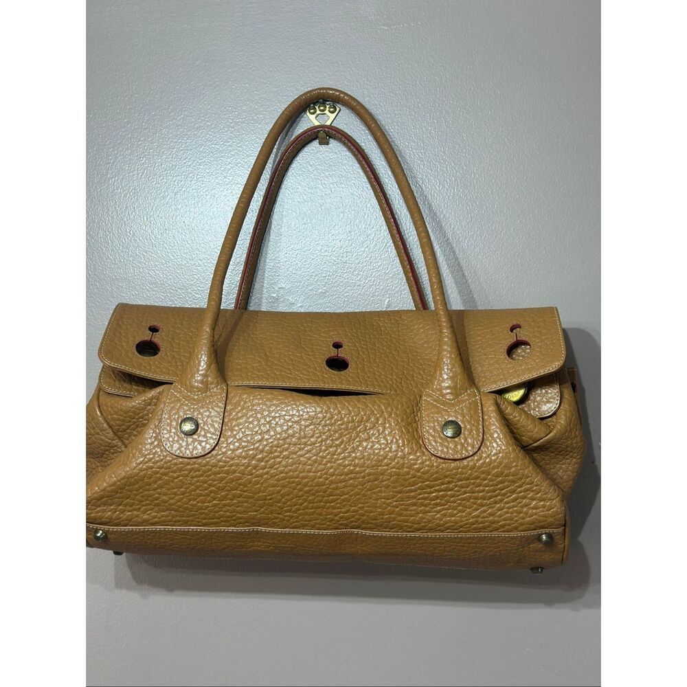 Vintage Tanner Krolle London 100% Leather Shoulder Handbag - Picture 2 of 6